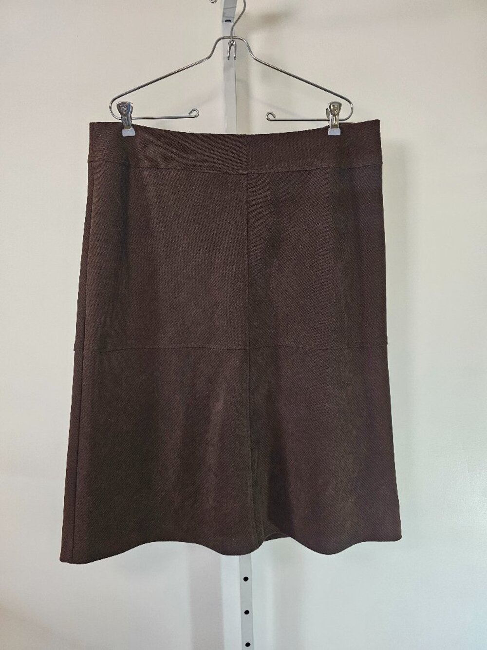 A-line Skirt Brown Minimalist Casual Grunge Twee Office 18